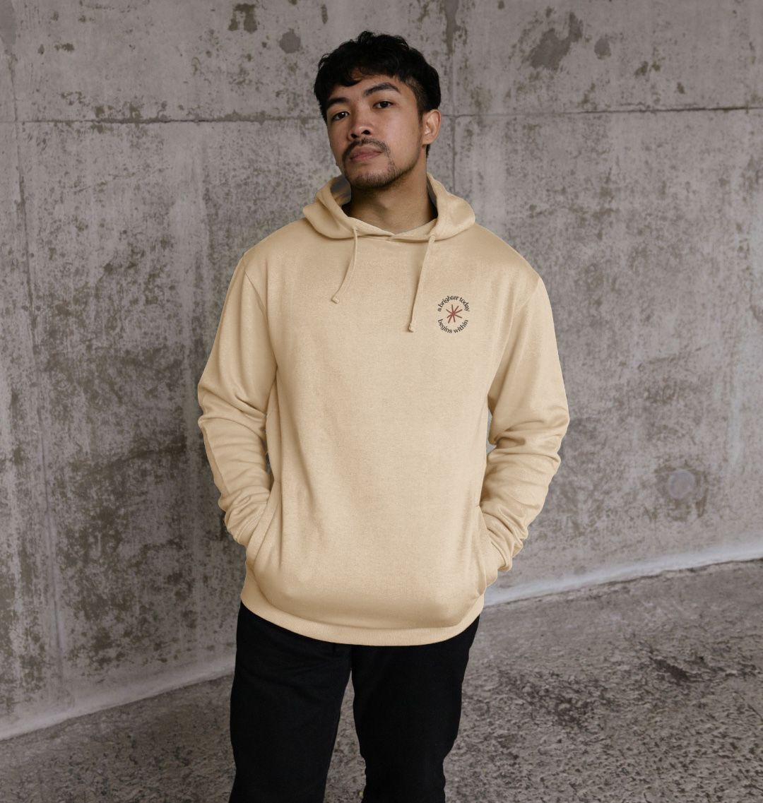 Brighter today oat hoodie
