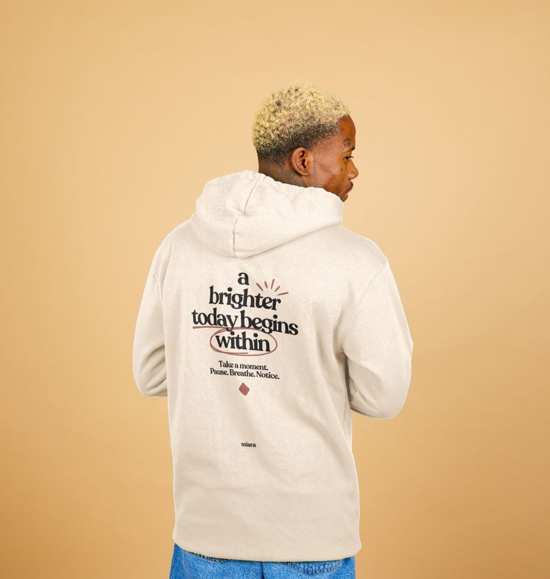 Brighter today oat hoodie