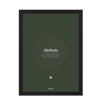 Black Frame Aletheia art print
