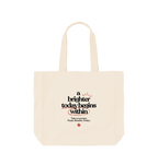 Natural Brighter today beige tote