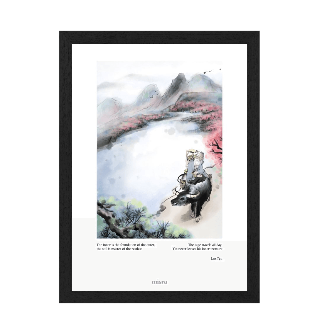 Black Frame Framed art print