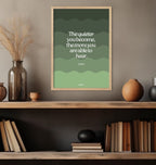 Quieter you become the more you are able to hear print
