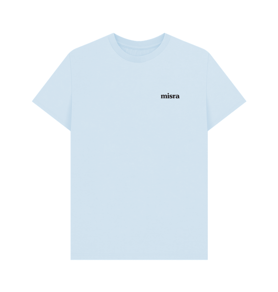Sky Blue Printed T-shirt