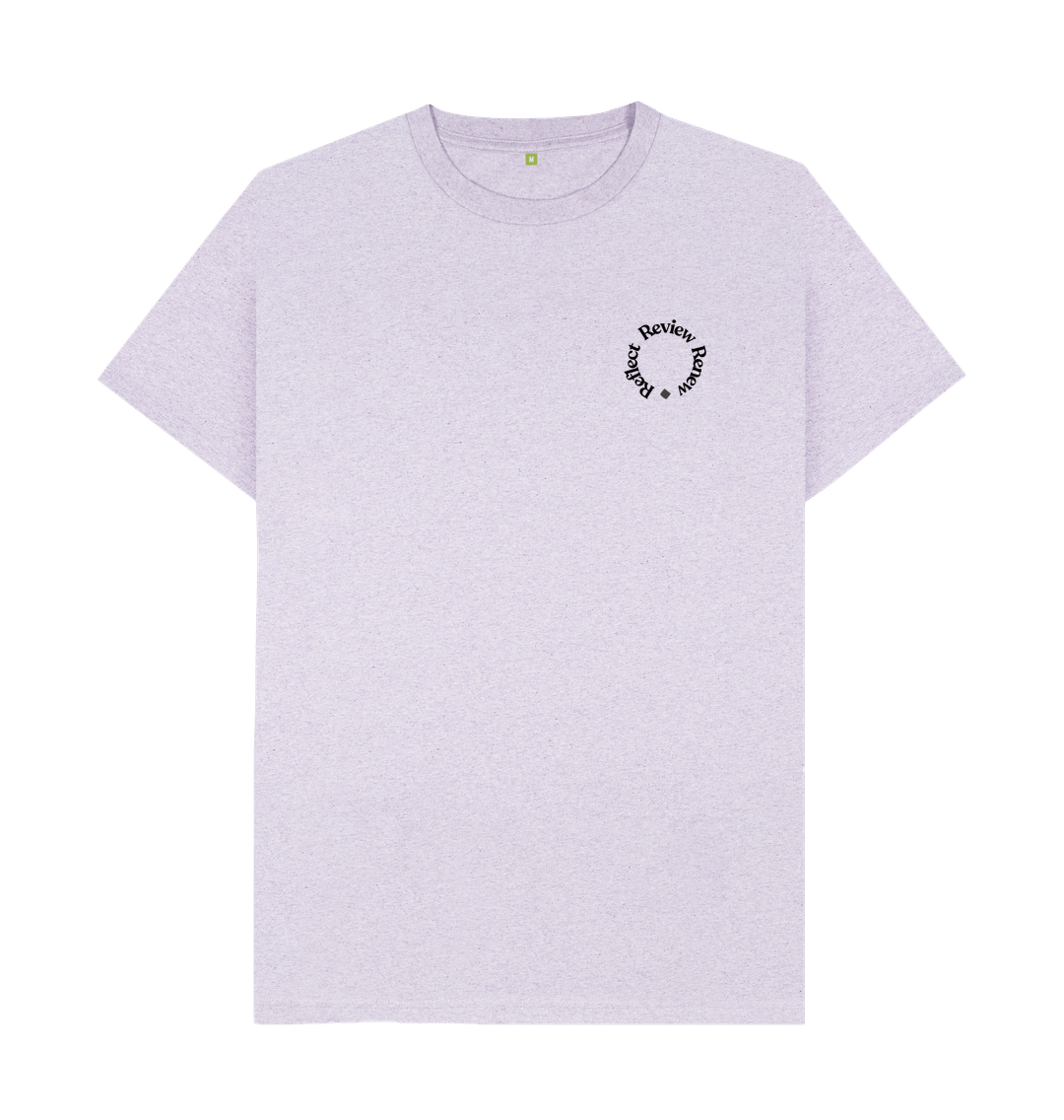 Light Purple Recycled Printed T-Shirt
