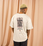 A brighter today marble oversized tee