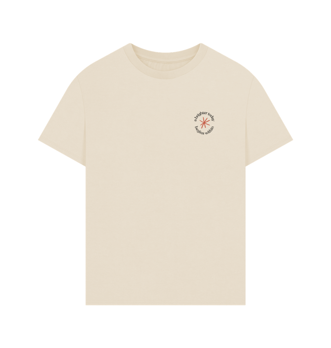 Oat A brighter today begins within oversized tee