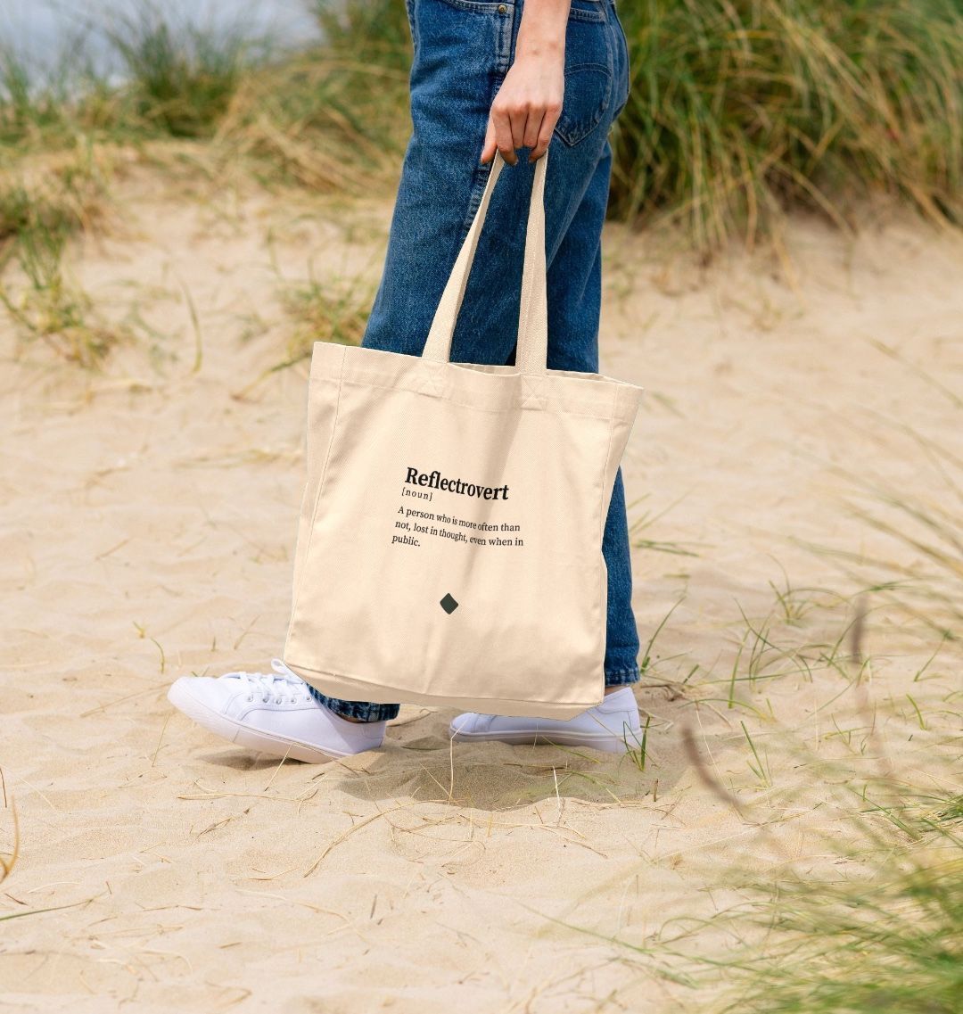 Reflectrovert tote bag