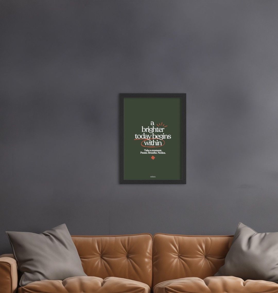 A brighter today print