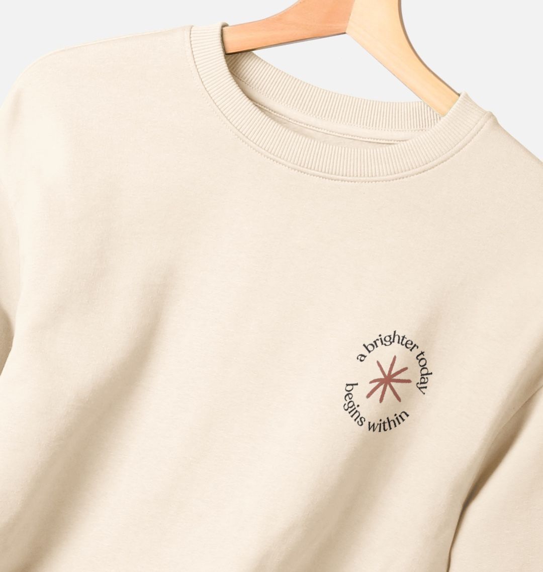 Brighter today women's boxy fit oat jumper