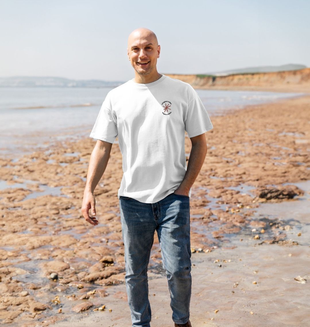 A brighter today begins within oversized tee