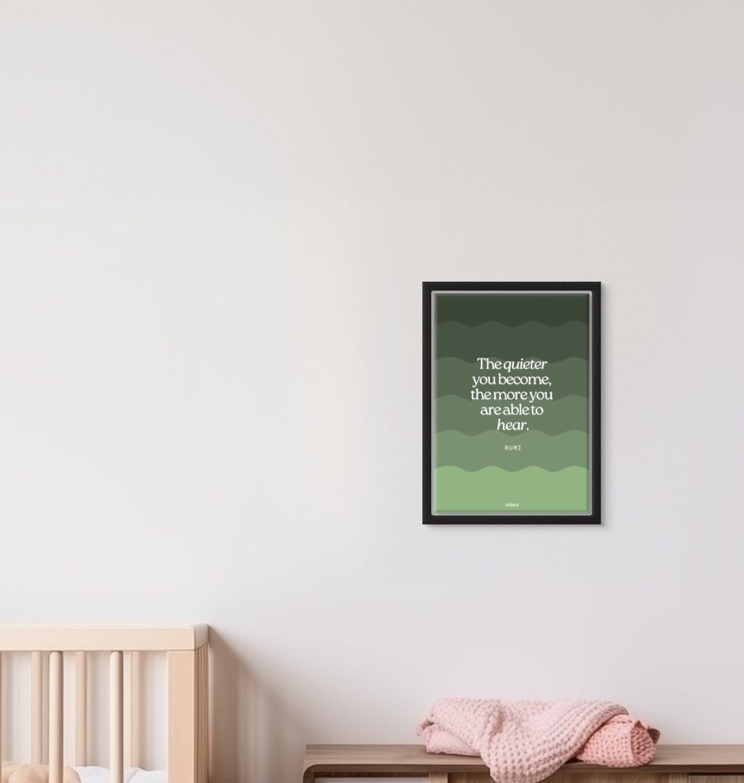 Quieter you become the more you are able to hear print