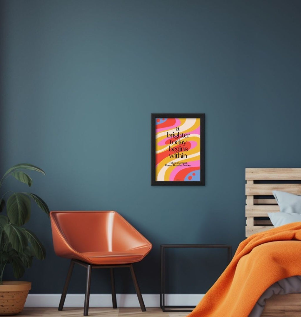 A brighter today psychedlic print