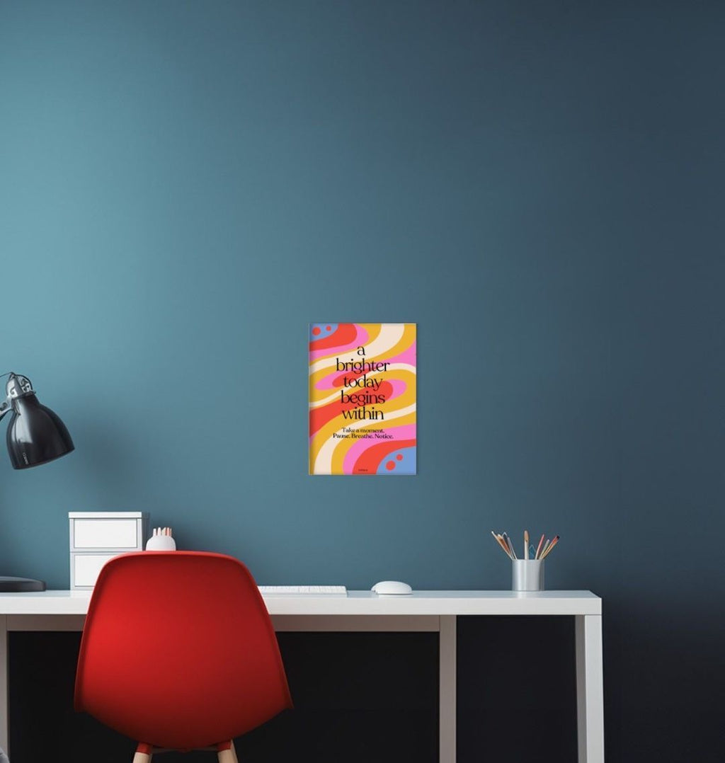 A brighter today psychedlic print